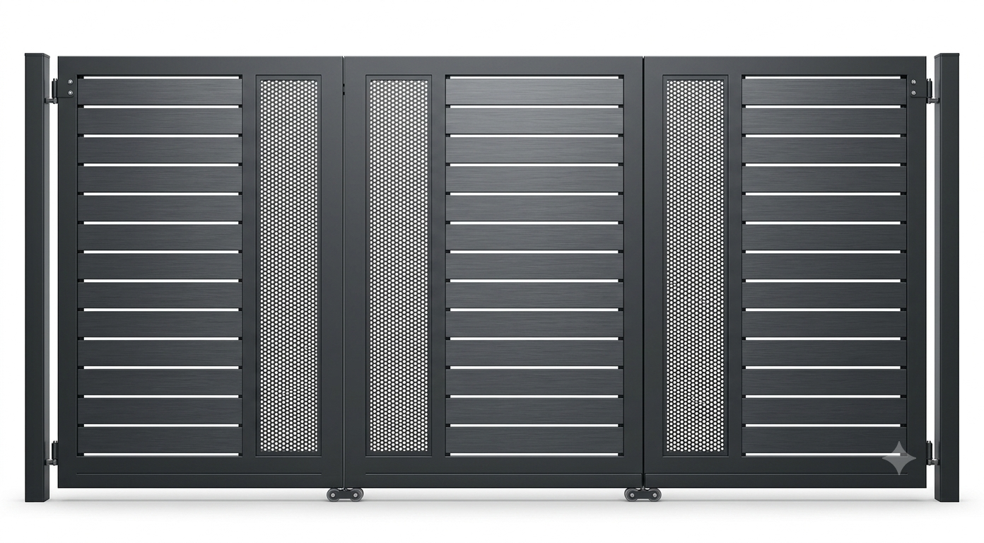 Onyx Slat with Perforated Column